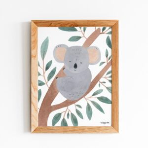 Lámina animalitos koala