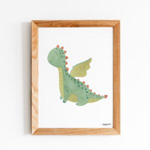 Lámina animalitos dragón