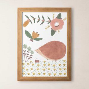 Lámina animalitos erizo