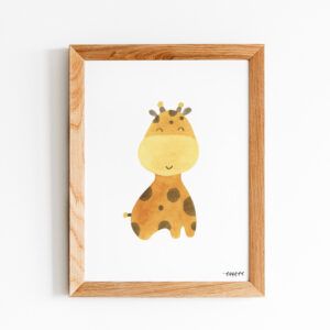Lámina animalitos jirafa