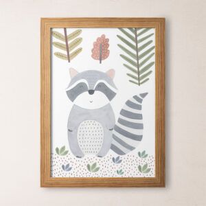 Lámina animalitos mapache