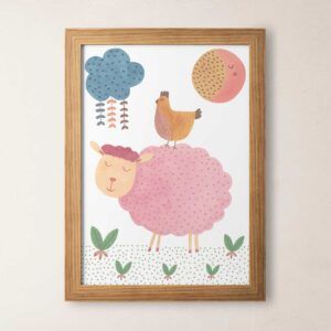 Lámina animalitos oveja
