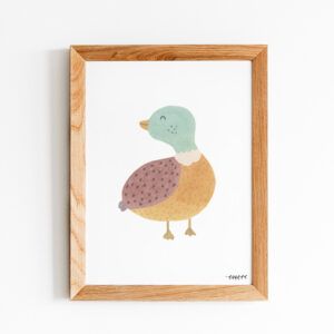 Lámina animalitos pato baby