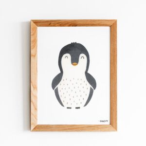 Lámina animalitos pingüino