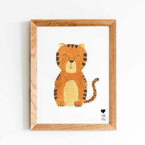 Lámina animalitos tigre